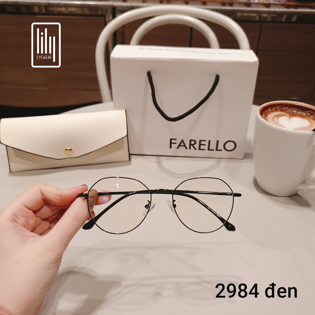 Gọng kính cận nữ Lilyeyewear kim loại, mắt tròn, nhiều màu - Y2984 #7