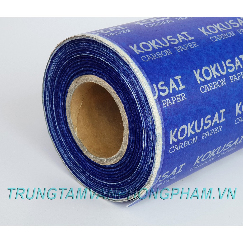 Giấy than cuộn dùng trong nghành may - Giấy than cuộn Kokusai Carbon Paper 5kg.