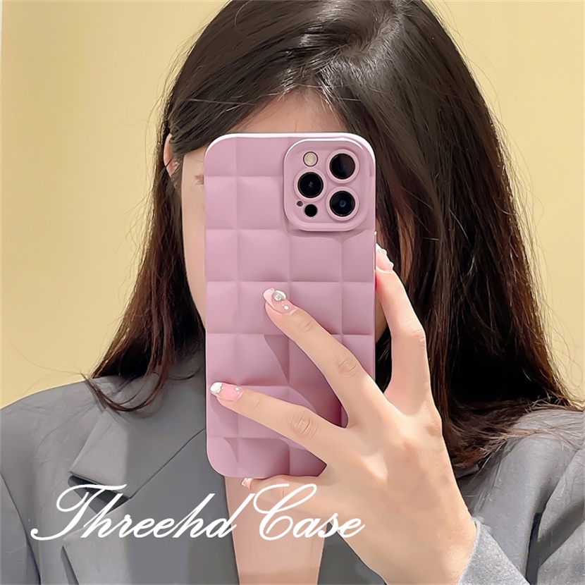 Ốp Điện Thoại Dẻo Họa Tiết Kẻ Sọc Màu Trơn Thời Trang Cho iPhone 14 13 12 11 Pro Max SE2020 X Xr Xs Max 8 7 6 6s Plus