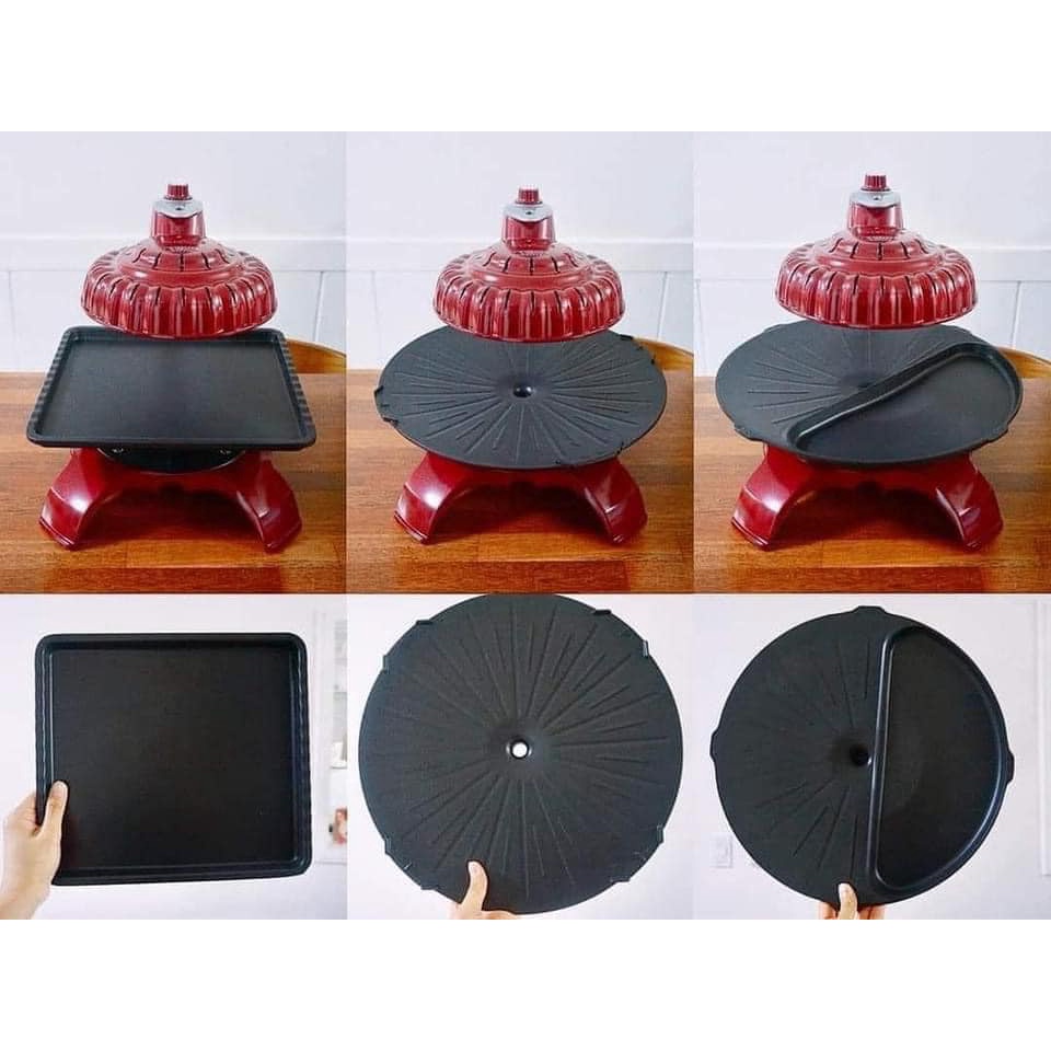 Bếp nướng hút khói Zaigle Super kèm 3 phên nướng, nội địa Hàn
