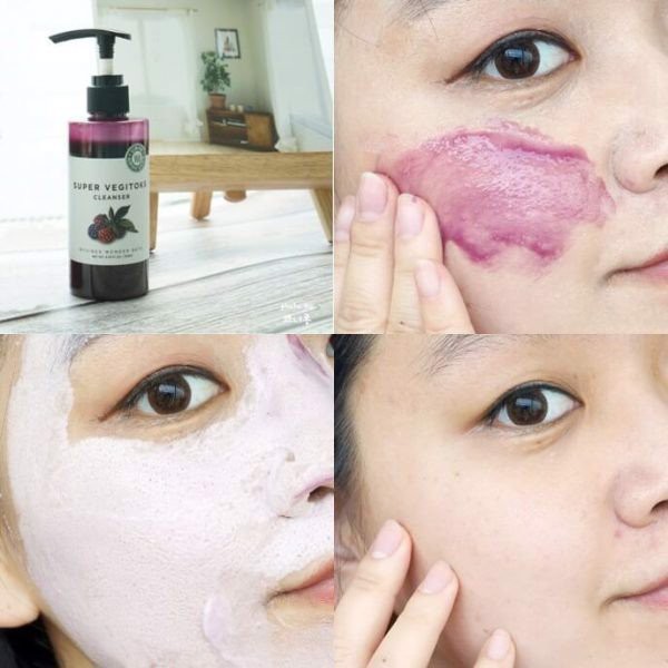 Sữa Rửa Mặt Vegitoks Rau Củ Thải Độc Hoa Quả 200ml - 300ml Mẫu Mới Nhất