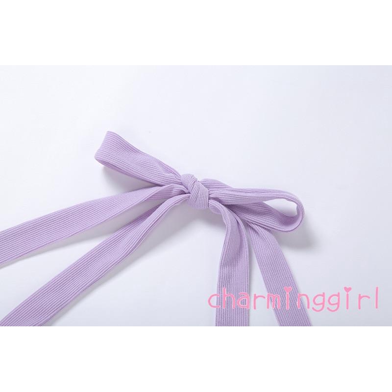 Áo Hai Dây Hở Lưng Màu Trơn Quyến Rũ Cho Nữ