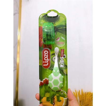 Bàn chải đánh răng trẻ em Lipzo tặng kèm ô tô