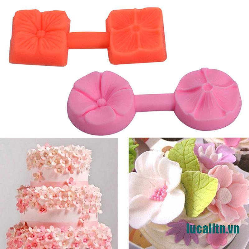 hot&New Silicone 3D Rose Flower Fondant Cake Chocolate Sugarcraft Mould Mold Tools