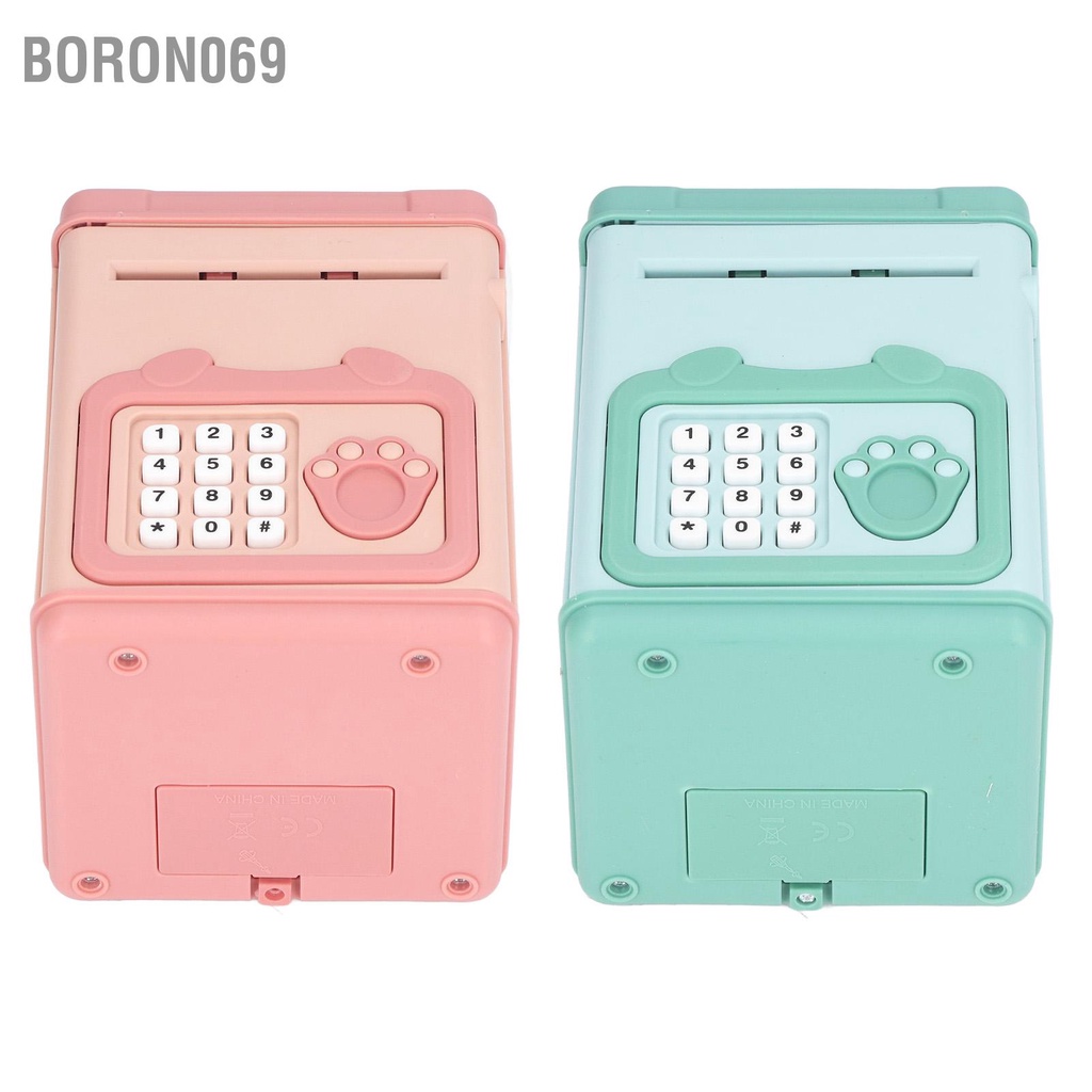 Ống Heo Tiết Kiệm Tiền Có Mật Khẩu Vân Tay Tự Động Tương Tác Điện Tử ATM Có Nhạc Cho Bé Boron069