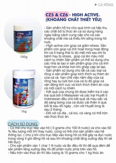 Khoáng Chất High Active (hủ Zin 100g) cho cá cảnh ( Hàng Chính Hãng )