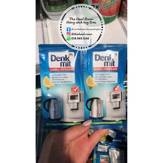Bột Tẩy Cặn Nhanh Denkmit 🍓FREESHIP🍓Set 2 Gói x 25g tẩy cặn đồ dùng siêu sạch & tiện lợi [Hàng nội địa Đức]