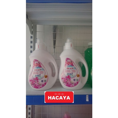 Nước Xả Vải KAZOKU かぞく2kg công nghệ Nhật Hasoco hương hoa