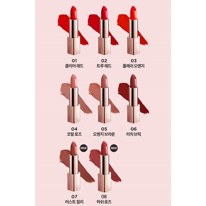 Son Thỏi Chất Siêu Mịn Mượt G9SKIN First V-Fit Lipstick 3.5g