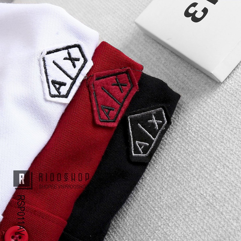 Áo thun có cổ polo, áo phông nam cá sấu polo form rộng ngắn tay đẹp trẻ trung MEN AX RSP011AV có size lớn xxl Riooshop | BigBuy360 - bigbuy360.vn