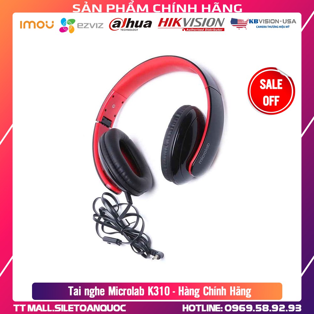 [GIÁ TỐT] Tai nghe Microlab K310 - Hàng Chính Hãng