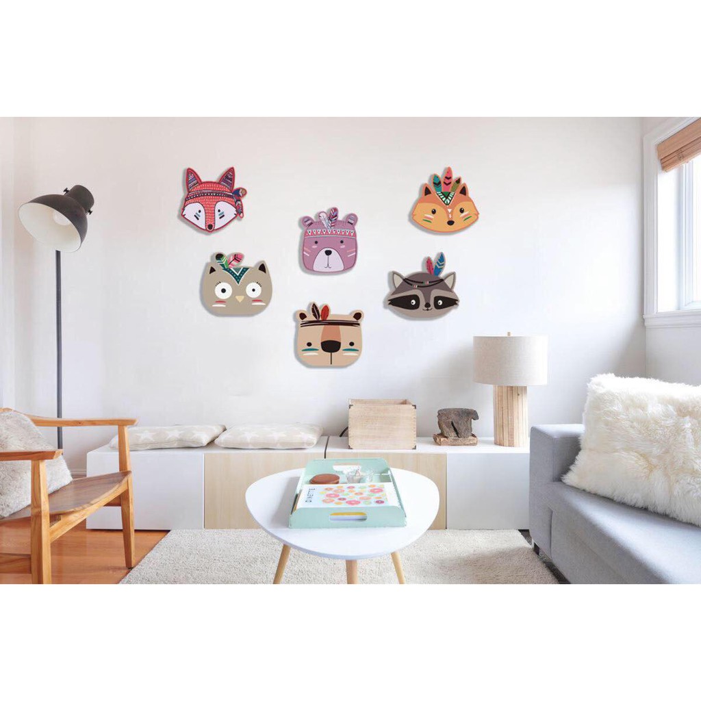 Decal dán tường Fomex dày 8 ly (nhiều set mẫu lựa chọn) - Trang trí nhà cửa theo phong cách của bạn