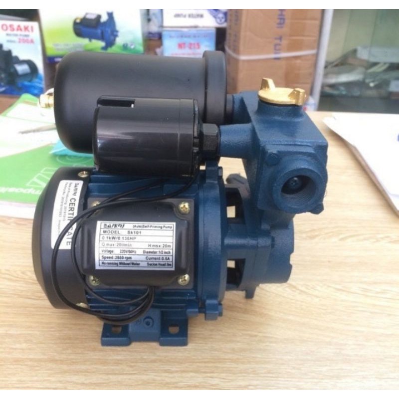 Máy bơm tăng áp cho máy giặt nóng lạnh shirai 100 w - Shirai SK101A