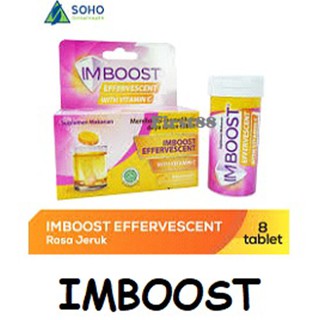 Image of Imboost Effervescent Rasa Jeruk - 1 Tube @8 Tablet