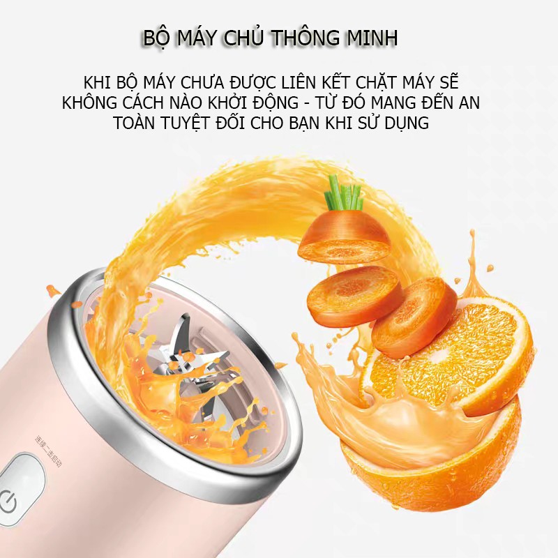 Máy Xay Sinh Tố Cầm Tay Xiaomi Deerma NU05 Không Dây Xay Trái Cây Xay Thịt Bằm Đồ Ăn Dặm Cho Trẻ Nhỏ - Bảo Hành 1 Năm