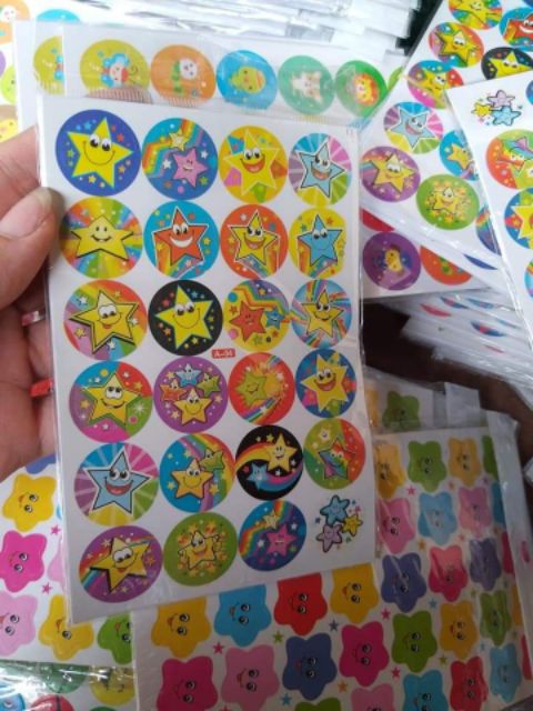 Sticker dán (khích lệ khen thưởng học sinh)