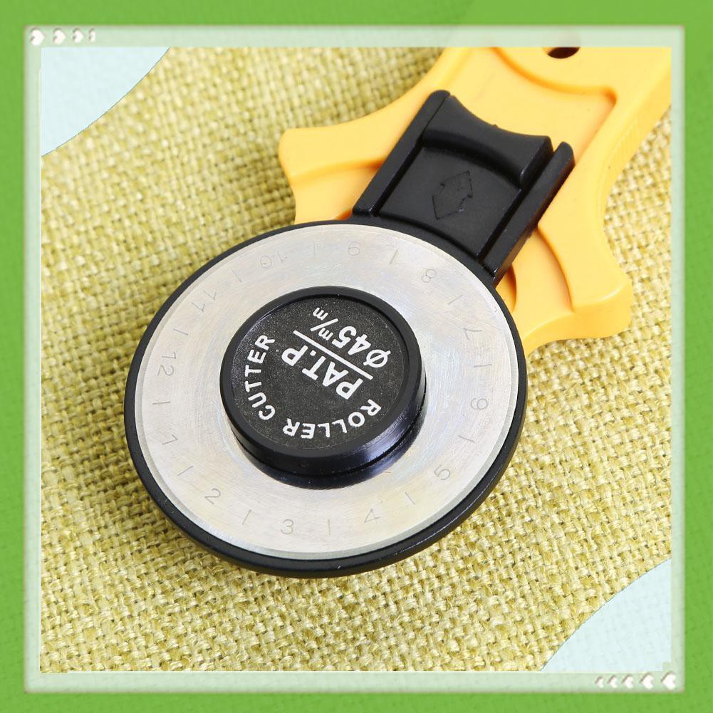 Set 5 lưỡi dao cắt xoay tròn kích thước 45mm chuyên dụng cho thợ làm đồ da