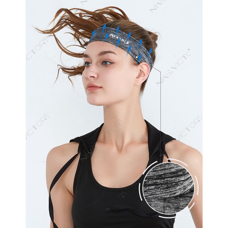 Băng Đô Thể Thao Headband Chặn Mồ Hôi Tập Yoga Gym Băng Trán Thấm Mồ Hôi Mát Lạnh Cao Cấp