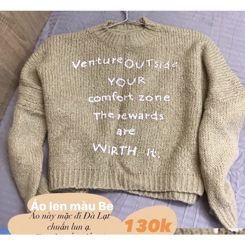 Áo Len màu Be - REM clothing 🍑
