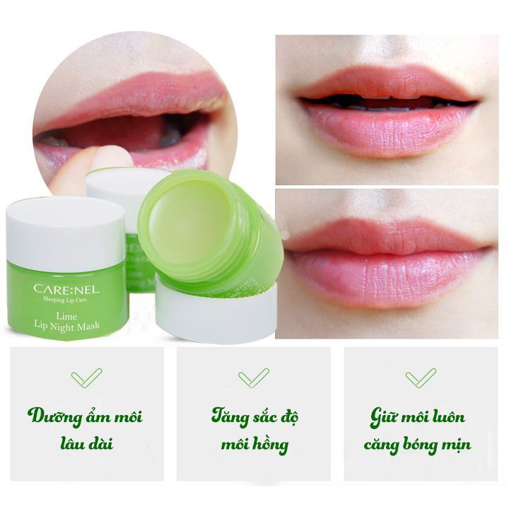 Mặt nạ ngủ mặt/môi mini CARE:NEL Lip Sleeping Mask 5g