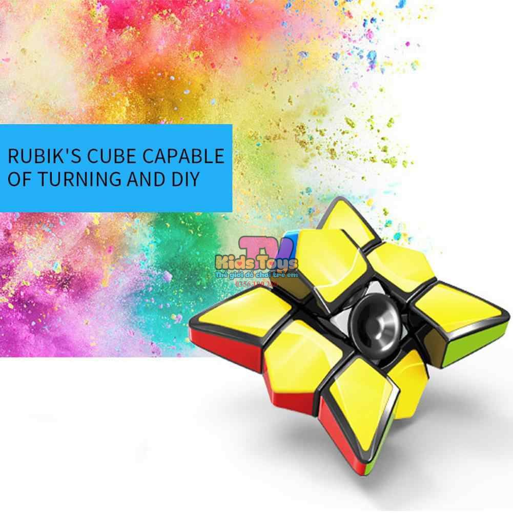 Đồ chơi Rubik kết hợp spinner  phát huy khả năng sáng tạo và kích thích phát triển trí não cho bé MAGIC CUBE HAND