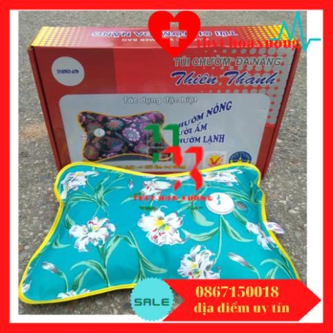 [Cao Cấp]Túi Chườm Nóng Lạnh Đa Năng Thiên Thanh Cỡ Nhỏ 25X28cm