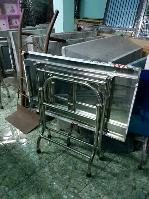 Bàn inox 60x100 cao loại 1