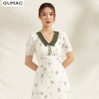 Đầm nữ hoa phối cổ DA1152 GUMAC