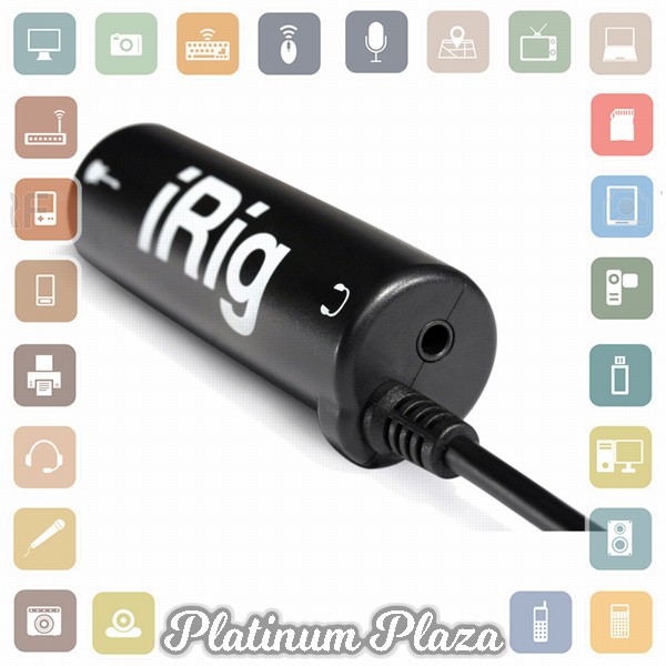 Irig Amplitube Giao Diện Đàn Guitar Cho Iphone / Ipod Touch / Ipad - Fghgf - Black '6Qqs92-