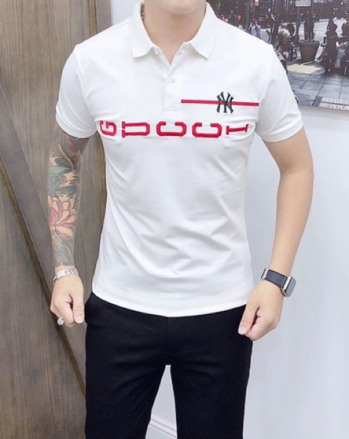 Áo thun nam cổ bẻ cao cấp(chất liệu thun cotton 100% co dãn 4 chiều) | BigBuy360 - bigbuy360.vn