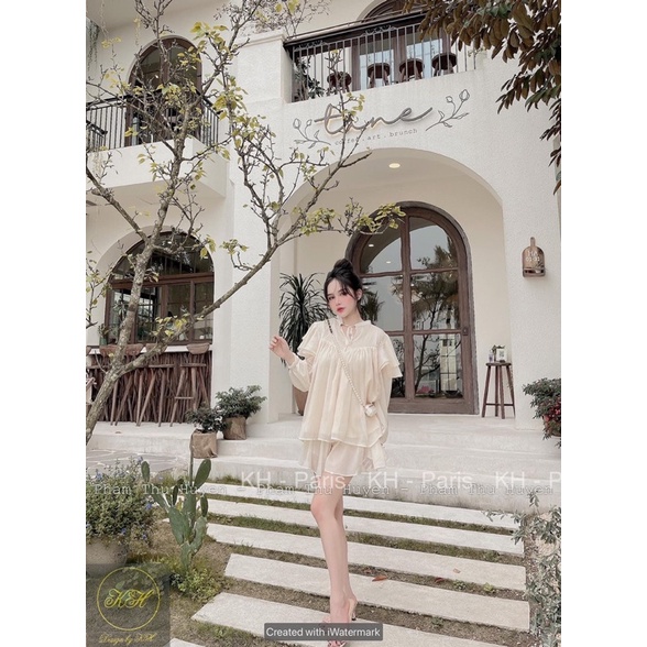 Set tơ óng nhẹ nhàng bồng bềnh