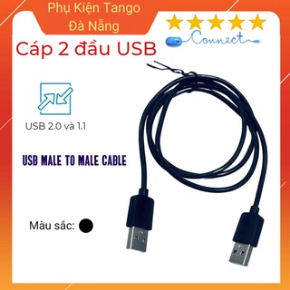 Cáp usb 2 đầu đực 1m _ usb male to male cable truyền dữ liệu ổn định