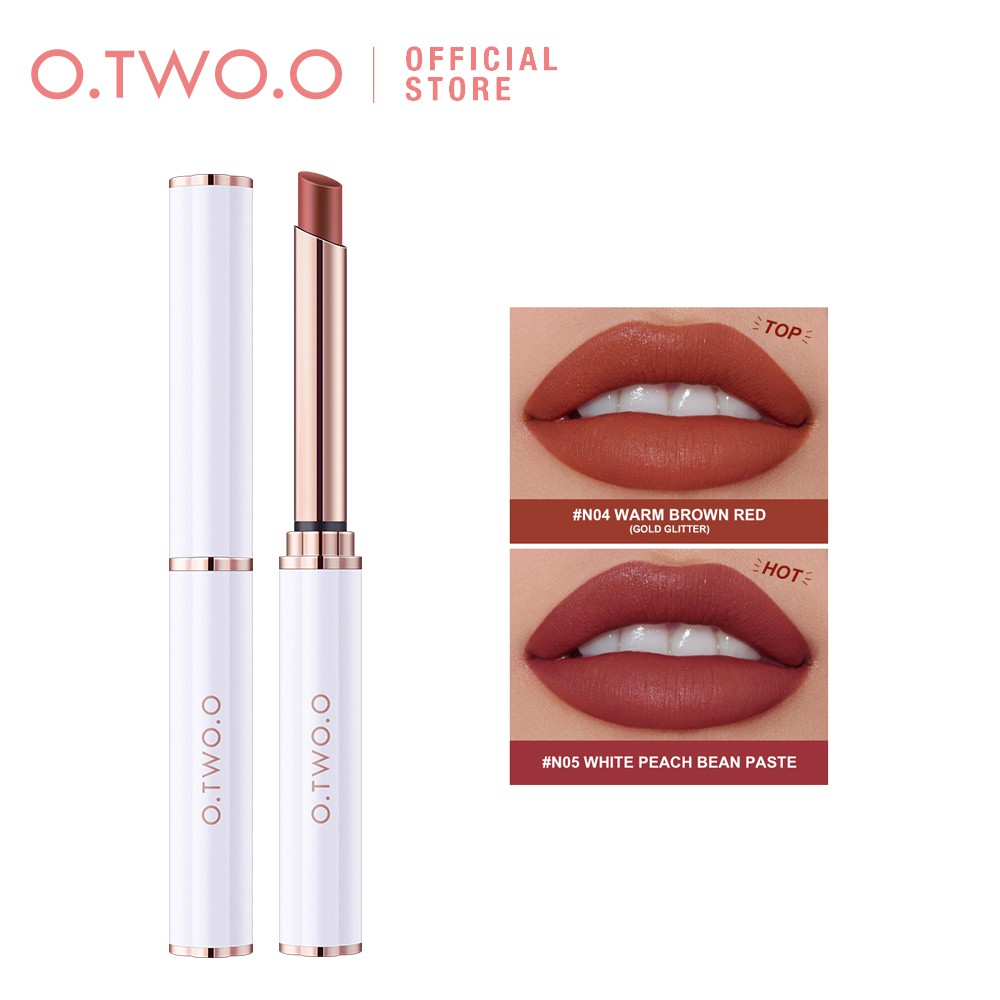 Son môi lì O.TWO.O bền màu không khô chống thấm nước 0.95g