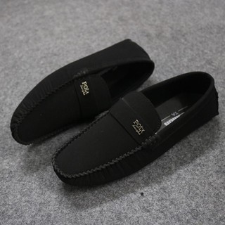 😍Giày Lười Nam Mới Về đính PoLo đen