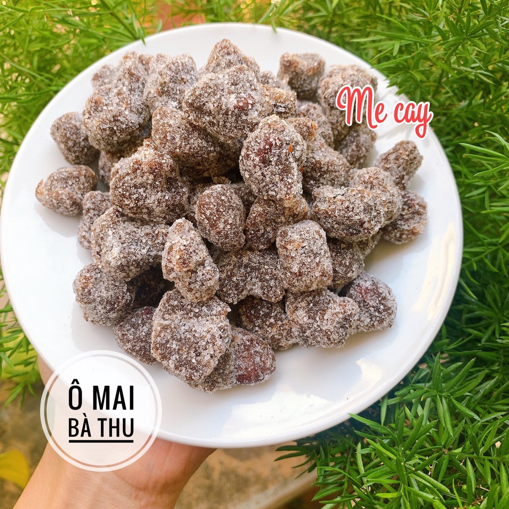 Ô mai Me cay Bà Thu vị ngọt chua cay siêu ngon Hộp 500g