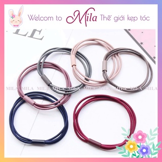 Dây buộc tóc 3 sợi bền MILA