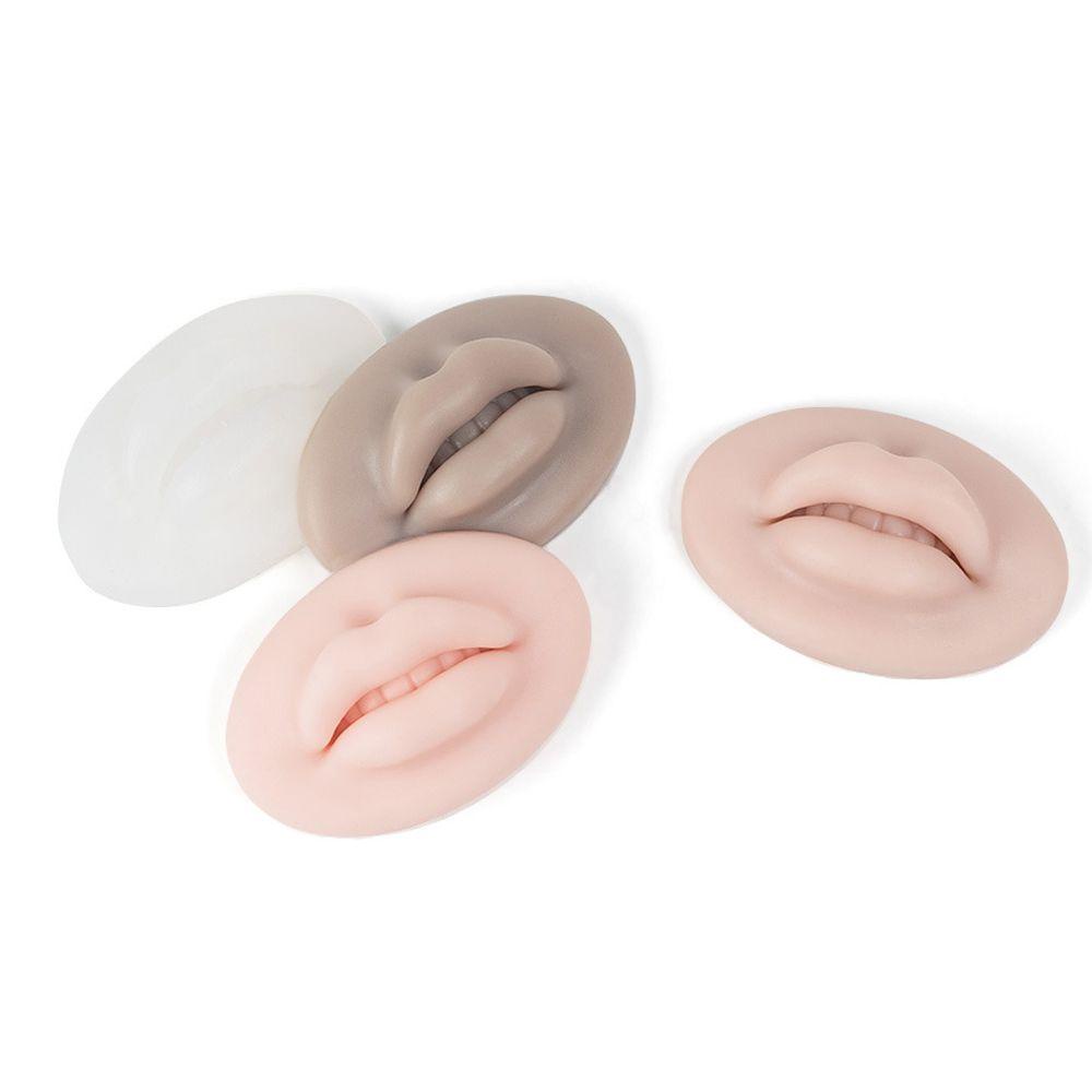 Da Giả Silicone 5D 4 Màu Dùng Thực Hành Xăm Môi