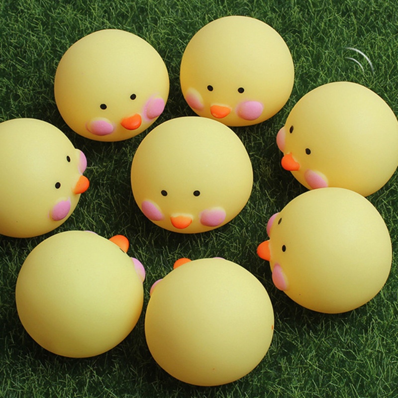 Đồ chơi hình con gà mềm có rãnh giảm căng thẳng cho trẻ em