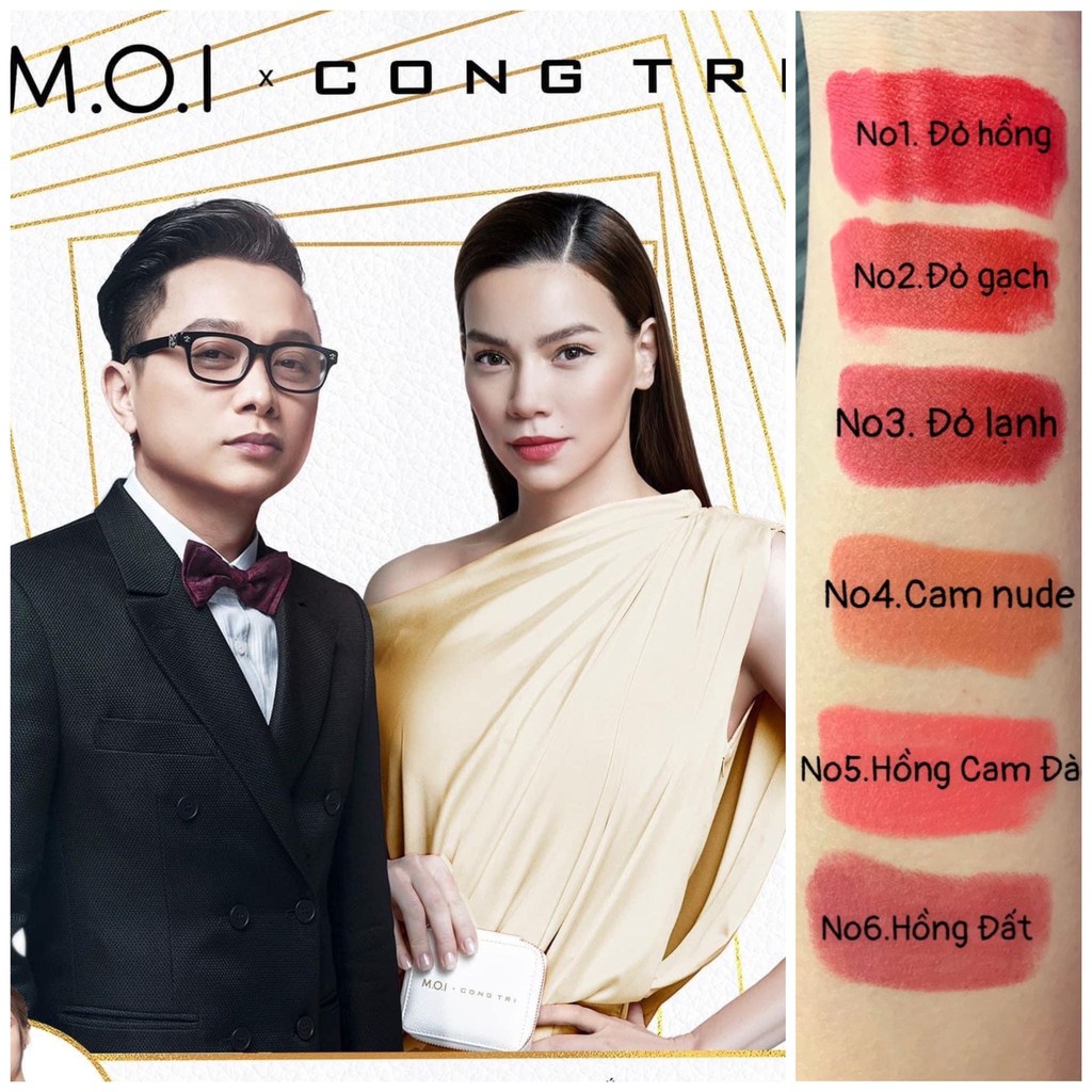 Son M.O.I Hồ Ngọc Hà x Công Trí 2021 - Bản Giới Hạn 6 màu