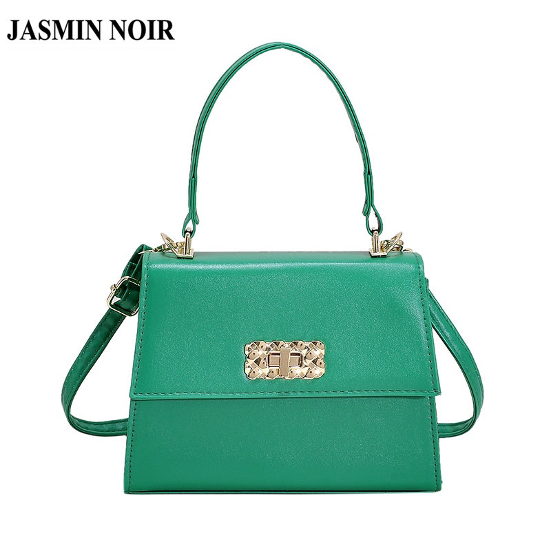 Túi Xách JASMIN NOIR Da PU Có Khóa Dành Cho Nữ