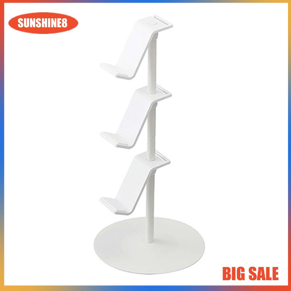 【SUN】Controller Holder 3 Tier TV Back Game Controller Storage Rack Adjustable