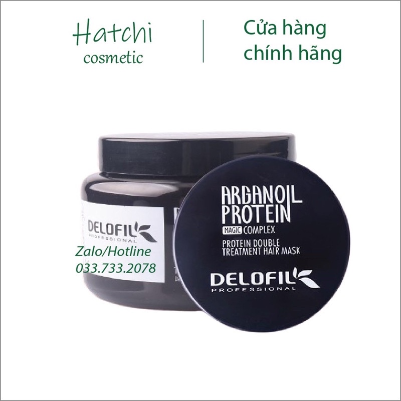 Hấp Phục Hồi Chuyên Sâu Delofil Arganoil Protein 500ML