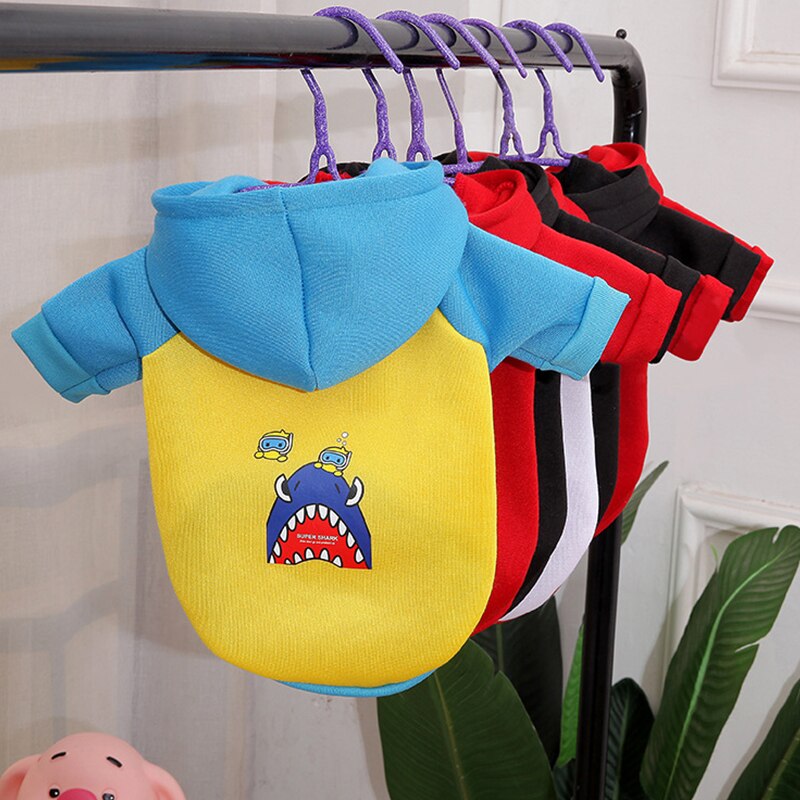 Áo khoác có đệm lót họa tiết in ấn thời trang mùa đông dành cho thú cưng