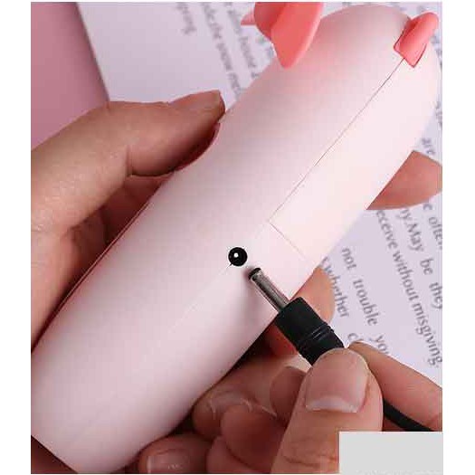 Quạt mini cầm tay phun sương hình thú dễ thương pin sạc,quạt điện cầm tay S005
