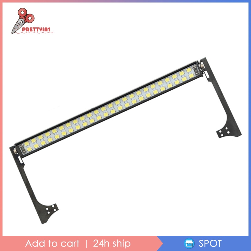 Phụ Kiện Thanh Đèn LED Bằng Kim Loại Gắn Nóc Xe Hơi SCX10 90046 Tỉ Lệ 1 / 10