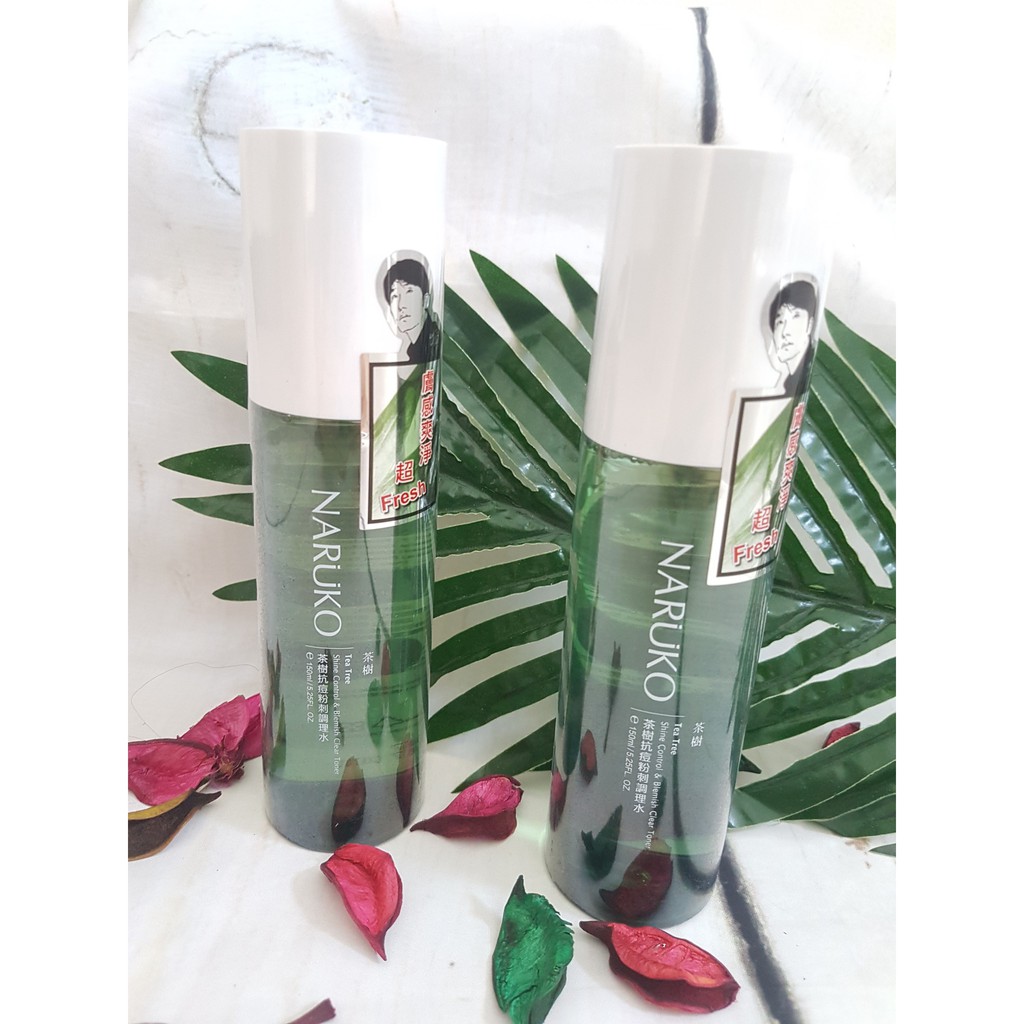 [CHÍNH HÃNG] Nước Hoa Hồng Naruko Tràm Trà Tea Tree Shine Control Blemish Clear 150ml | BigBuy360 - bigbuy360.vn