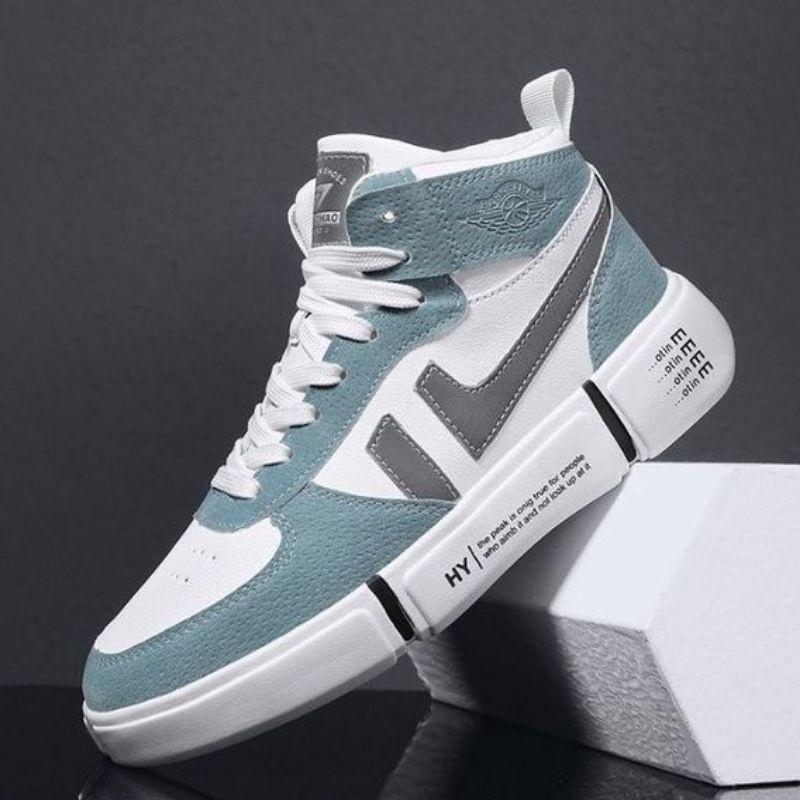 Giày Cao Cổ Nam Phong Cách Hàn Quốc, Giày sneaker thời trang Hot Trend 2022