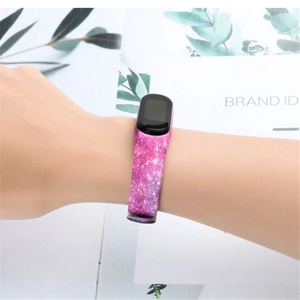 Dây Đeo Silicone Thay Thế Cho Đồng Hồ Thông Minh Xiaomi Mi Band 7 6 5 4 3