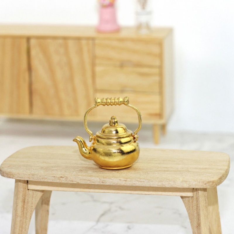Nồi Nấu Ăn Có Nắp Đậy Dùng Để Trang Trí Nhà Búp Bê 1 / 12 / 1 /