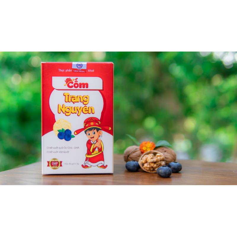 CỐM TRÍ NÃO TRẠNG NGUYÊN ❤️[ CHÍNH HÃNG ] ❤️ (HỘP 30 GÓI) Gia tăng trí thông minh và phản xạ trí não của trẻ em